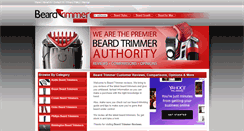 Desktop Screenshot of beardtrimmerreviews.com